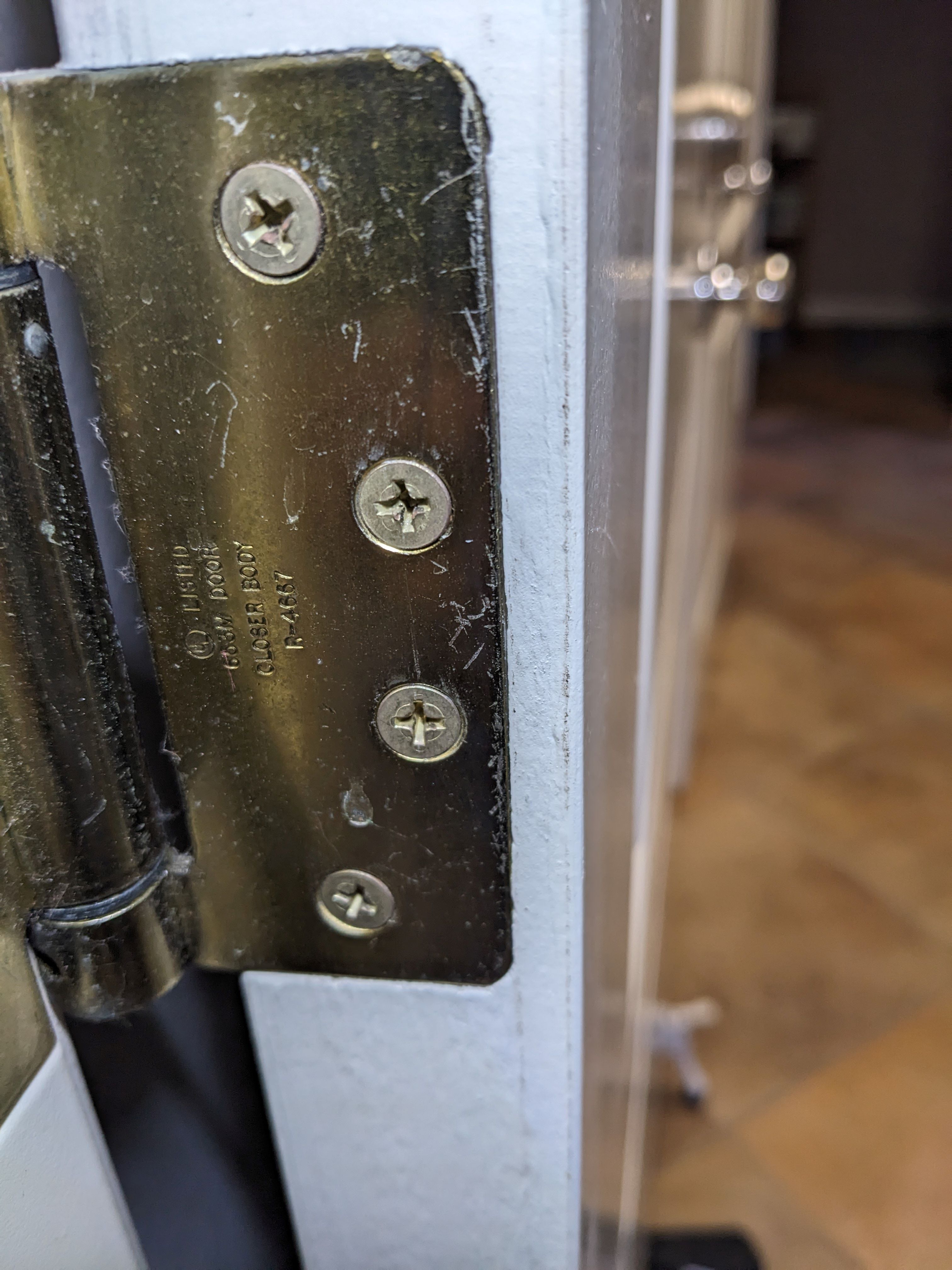 Bommer LB4311400604 4x4in Single Acting Spring HingeFull Mortise