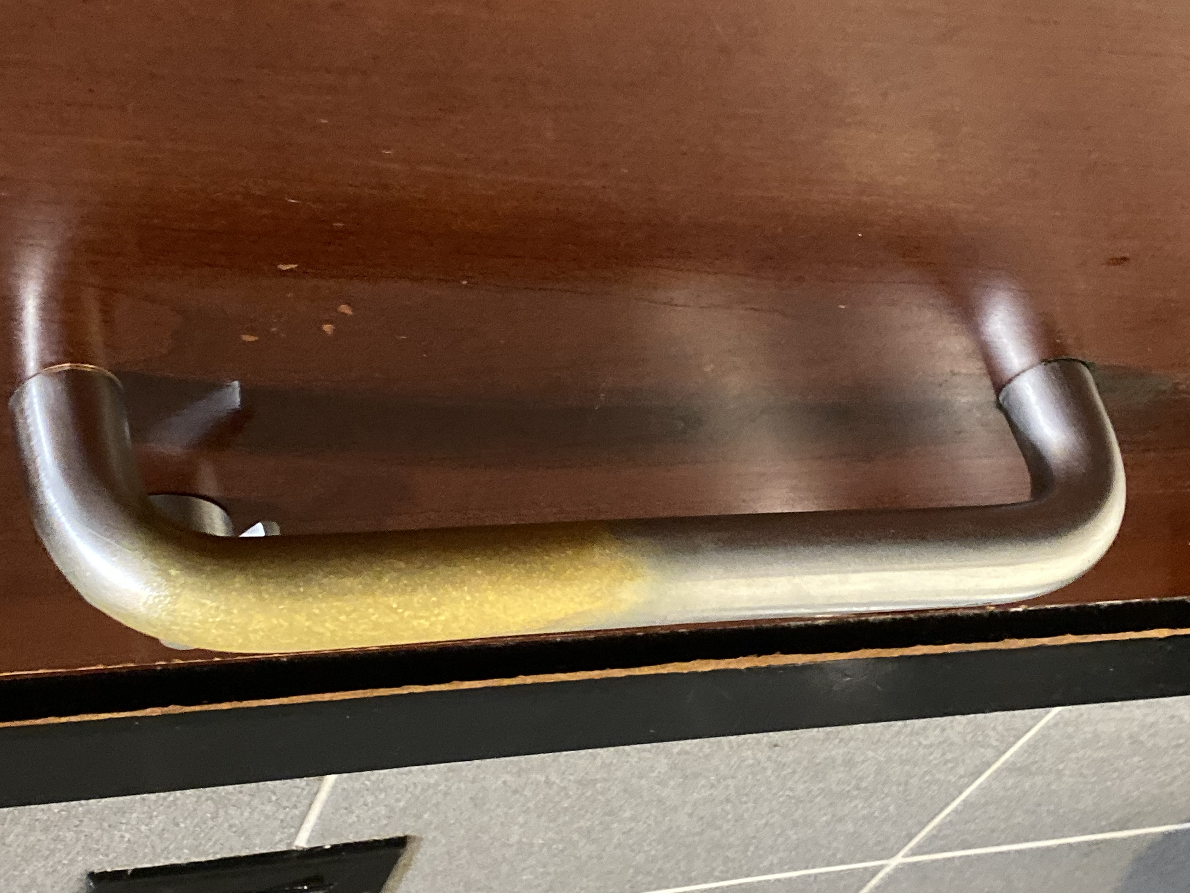 Rockwood 110BTB13626 Satin Chrome Plated Brass Solid Door Pull Set 8