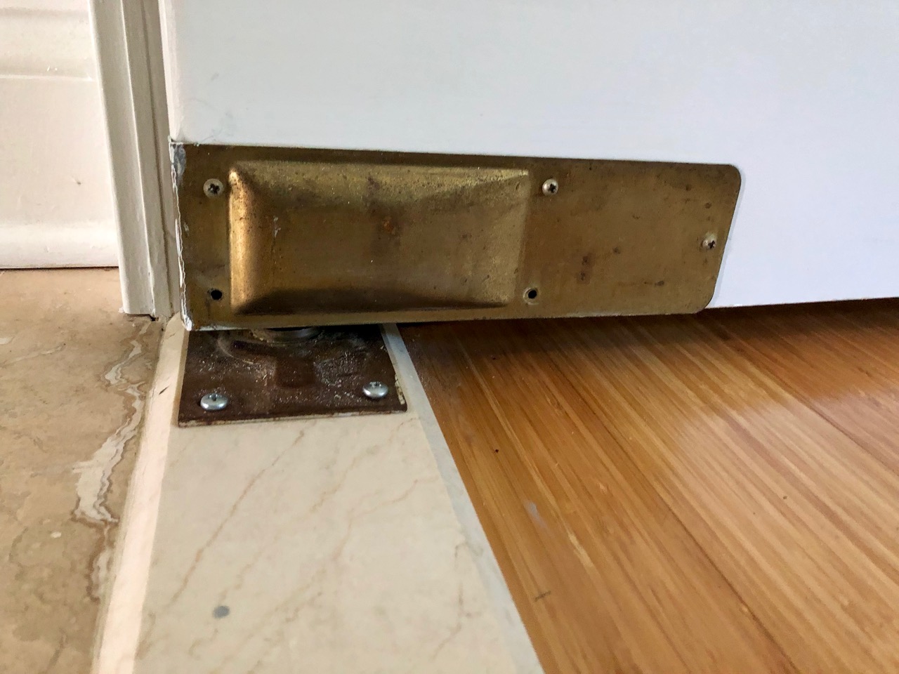 Bommer 7801633 Horizontal Spring Pivot with Floor PlateLight Duty